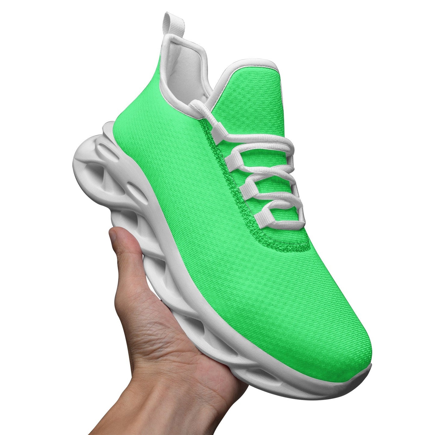 Bright Green Running Sneakers Unisex Size Green Sneakers