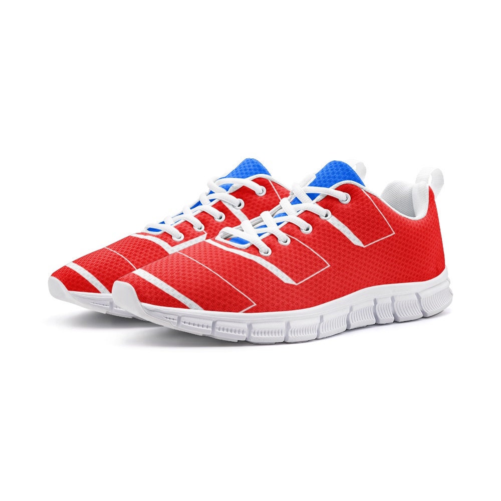 Red Lightweight Sneaker Athletic Sneakers