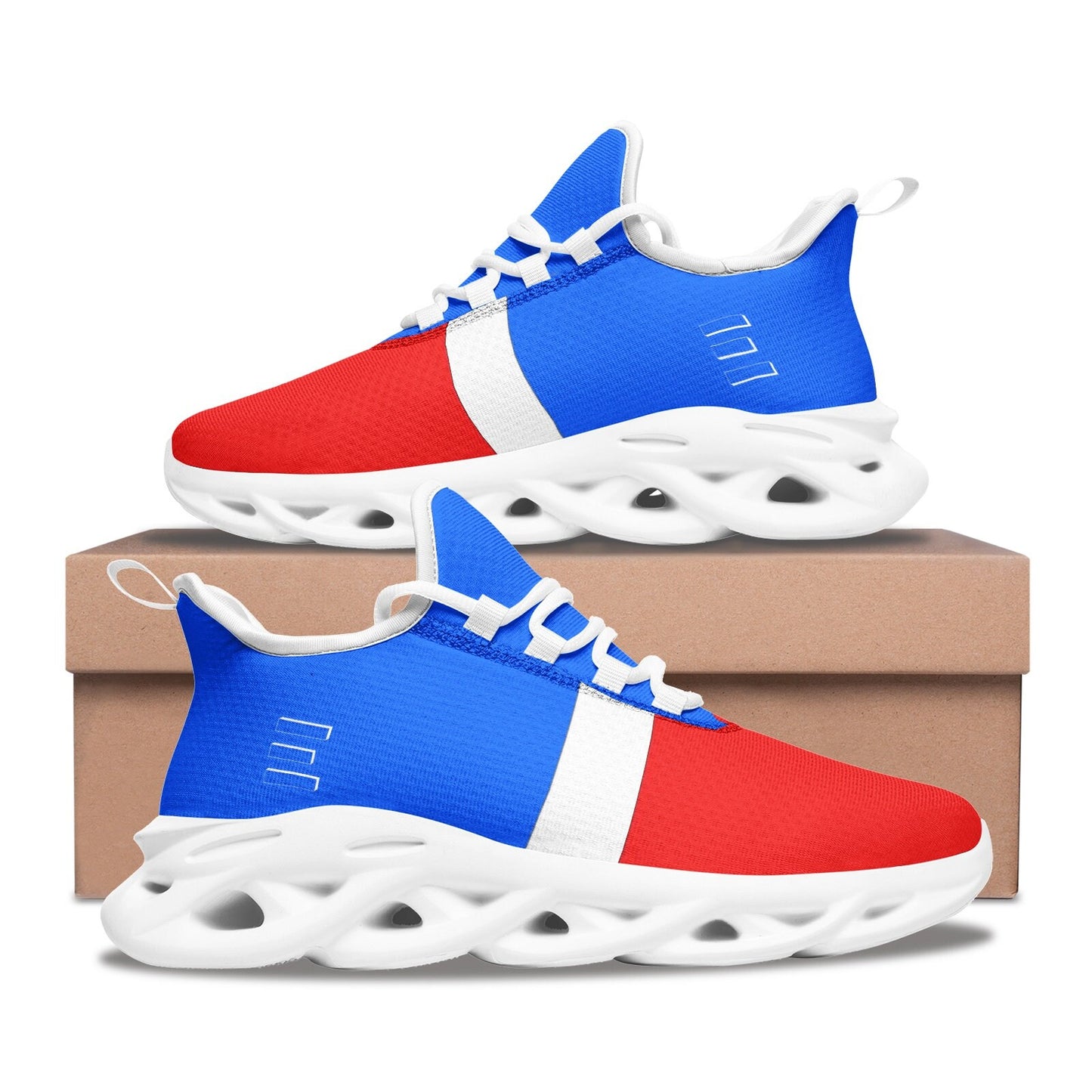Red White Blue Sneakers Unisex Sizes