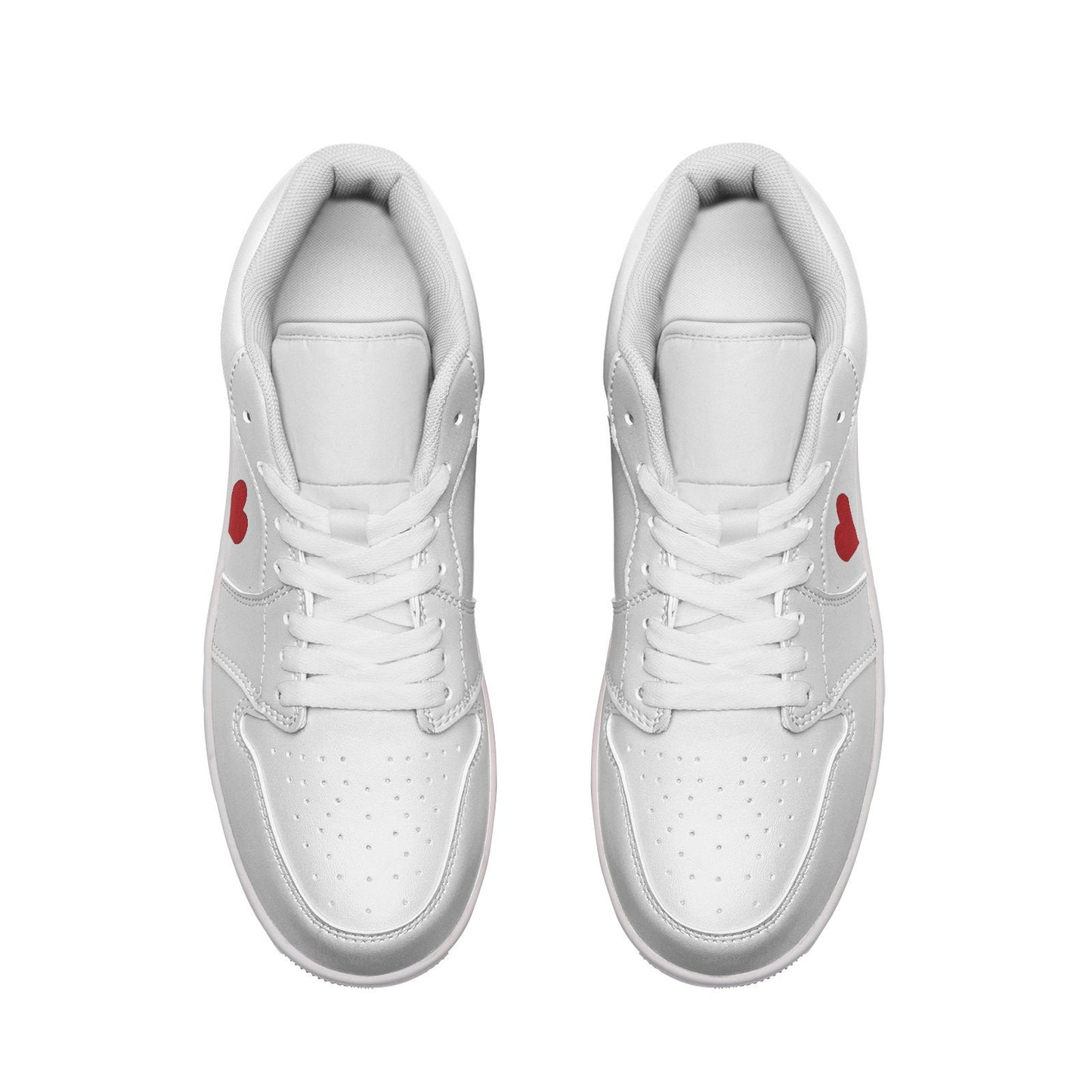 Unisex Low Top White Sneakers