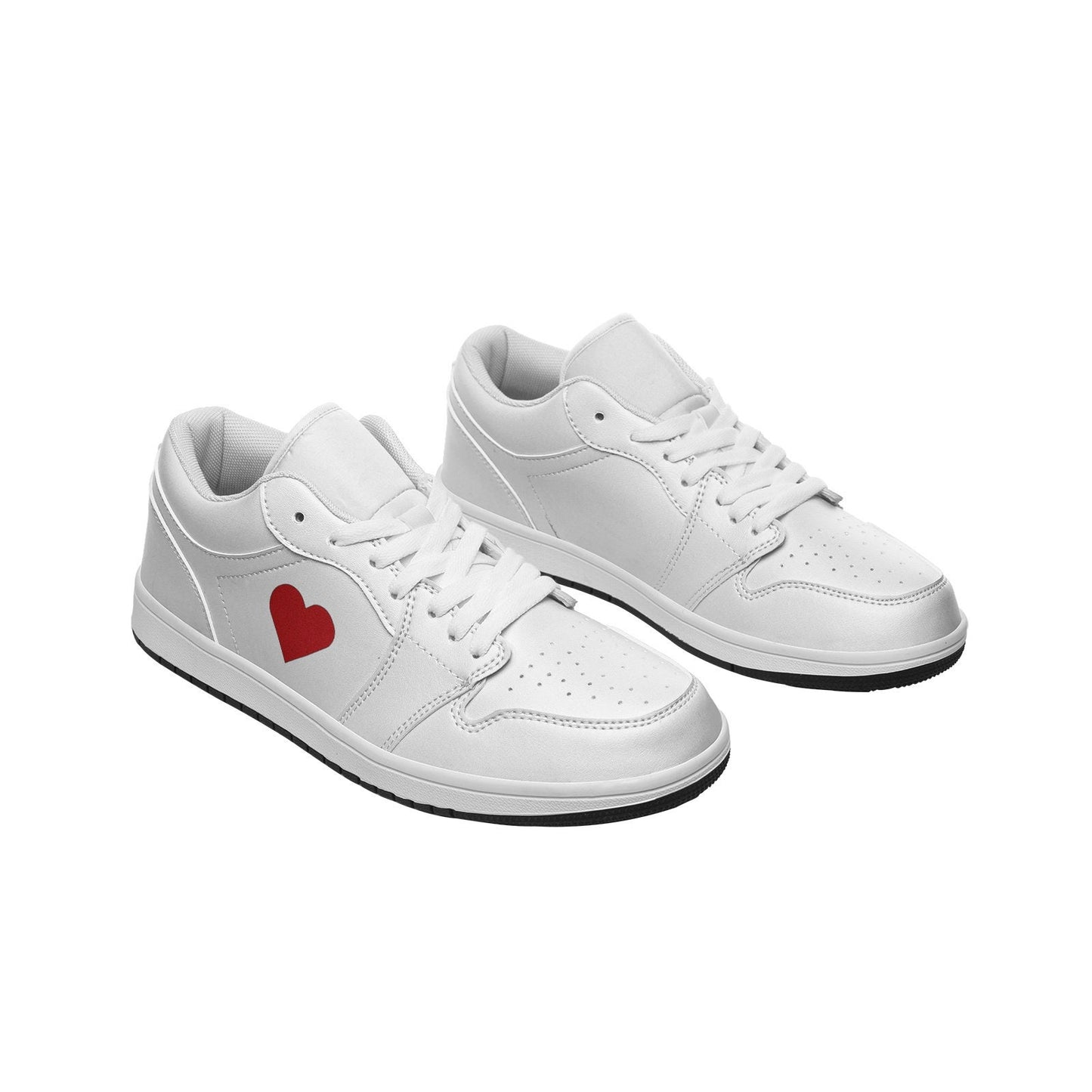 Unisex Low Top White Sneakers