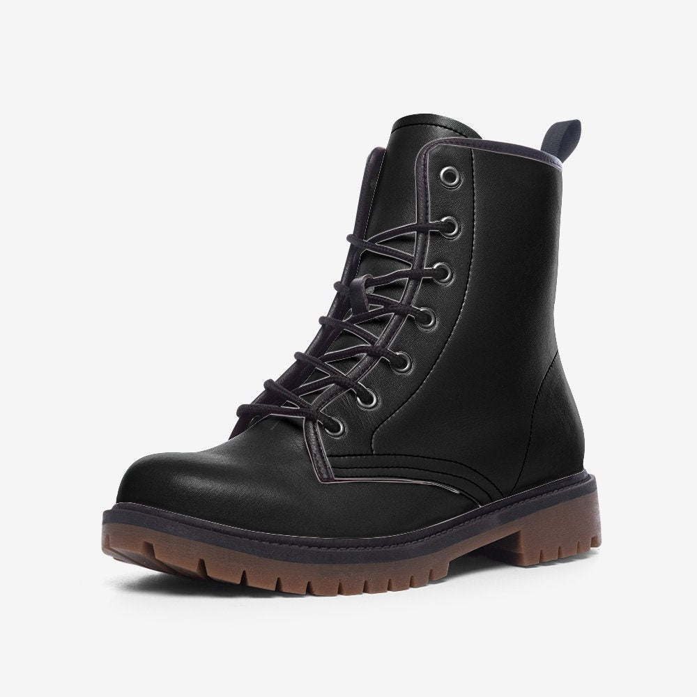 Casual Leather Lightweight Black boots