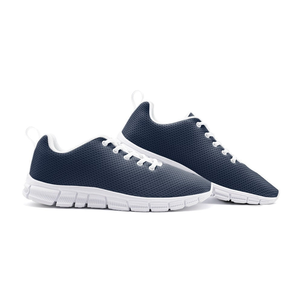 Navy Blue Athletic Sneakers