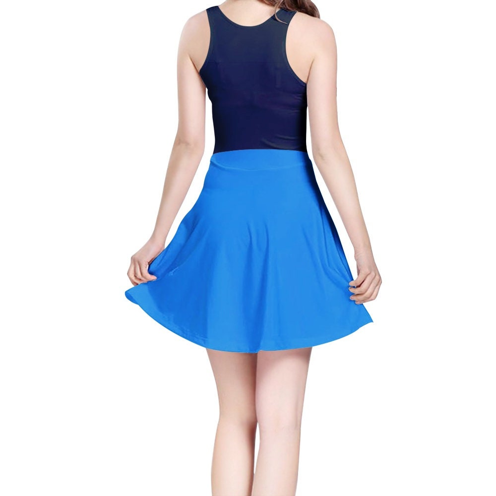 Blue Skater Skirts