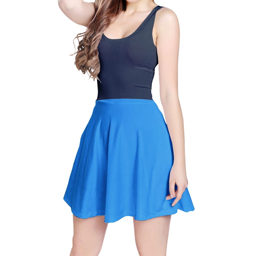 Blue Skater Skirts