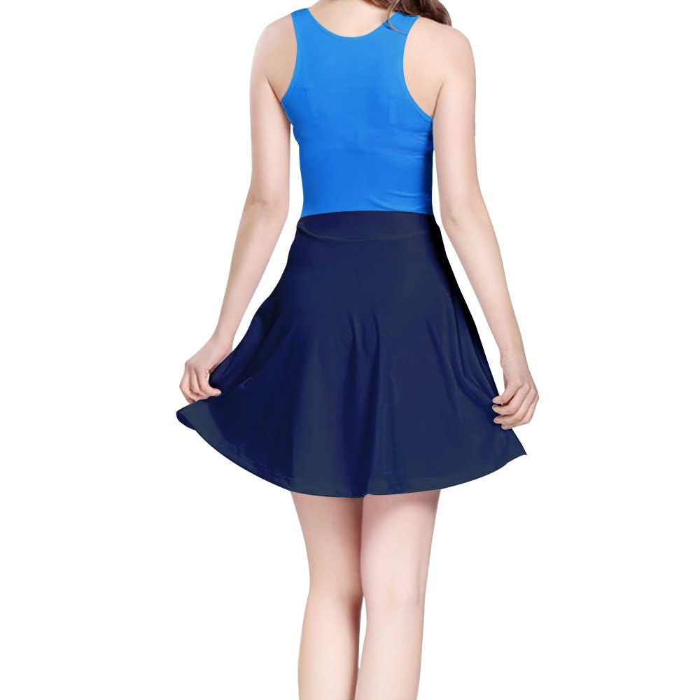 Blue Skater Skirts