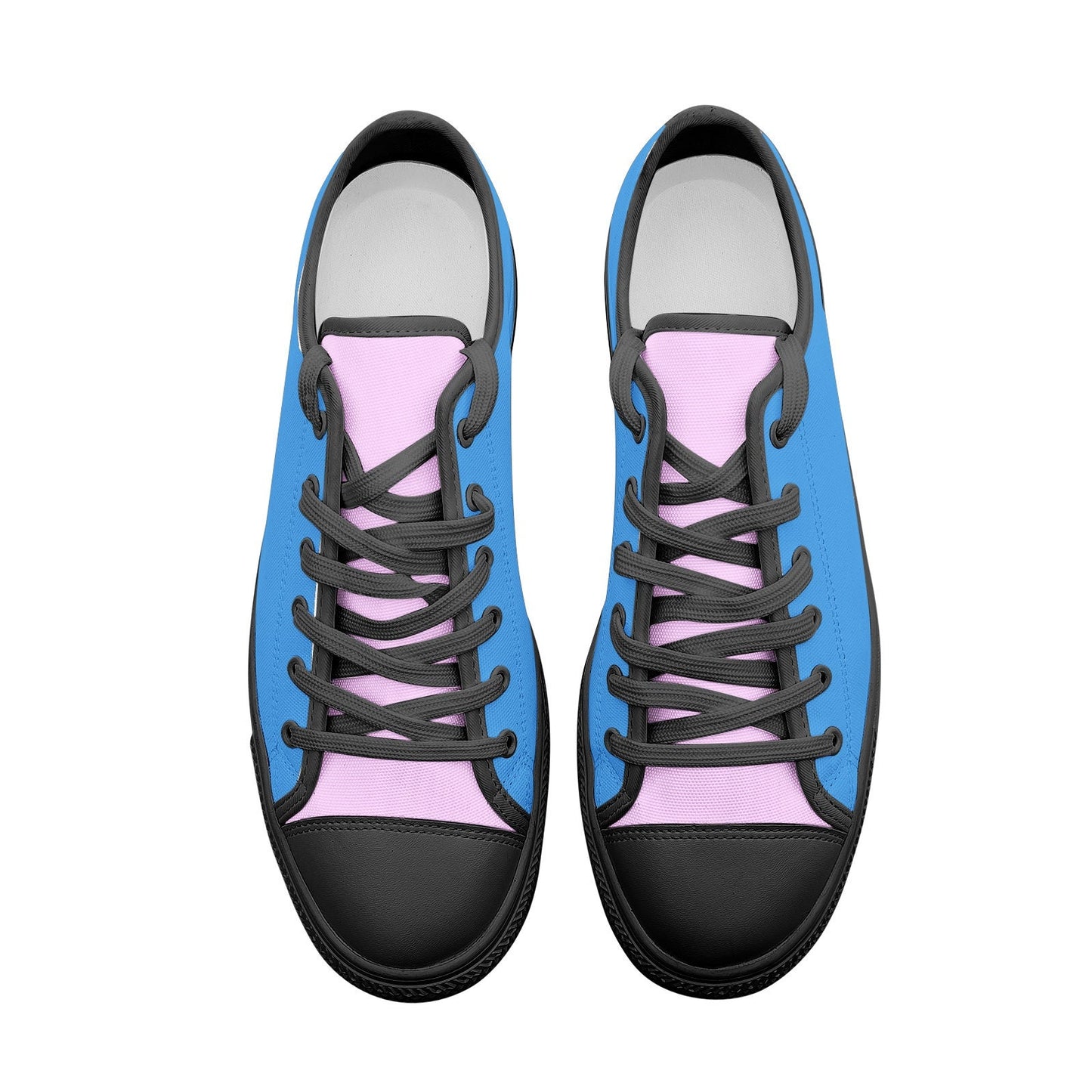 Pink and Blue Sneakers