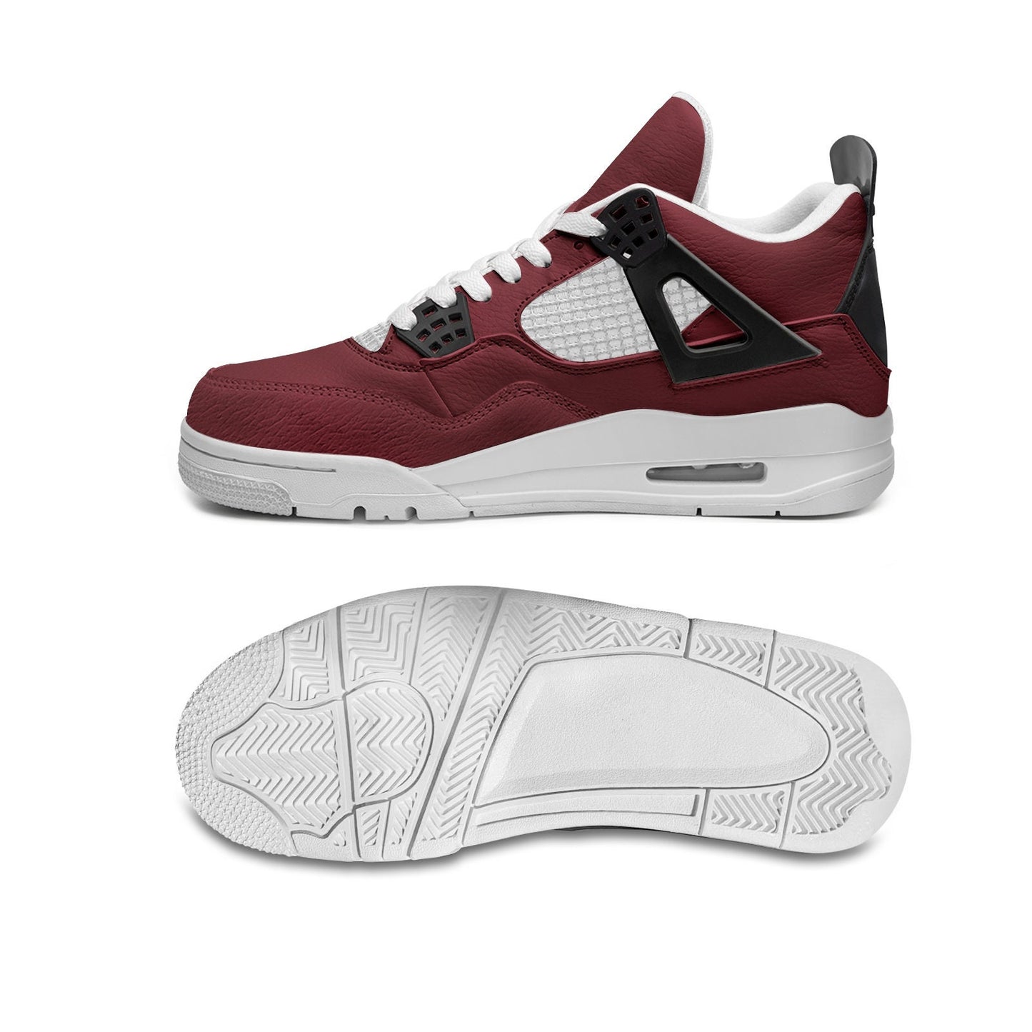 Dark Red Sneakers