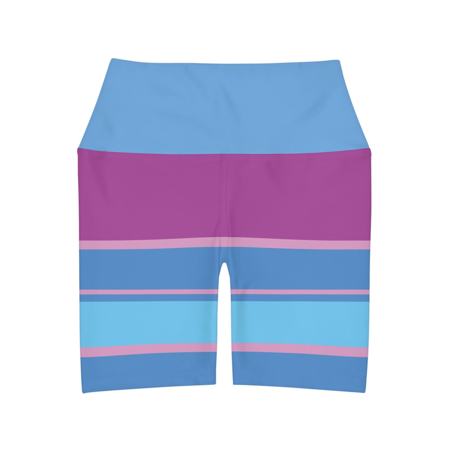Multi Color High Waisted Yoga Shorts