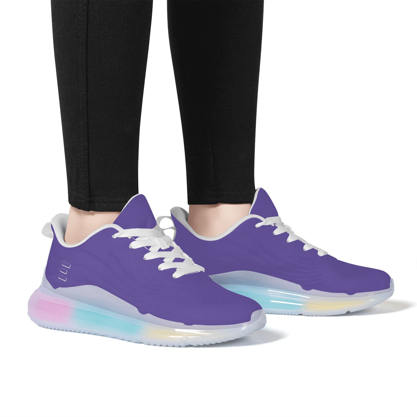 Ladies Purple Cushion Running Sneakers