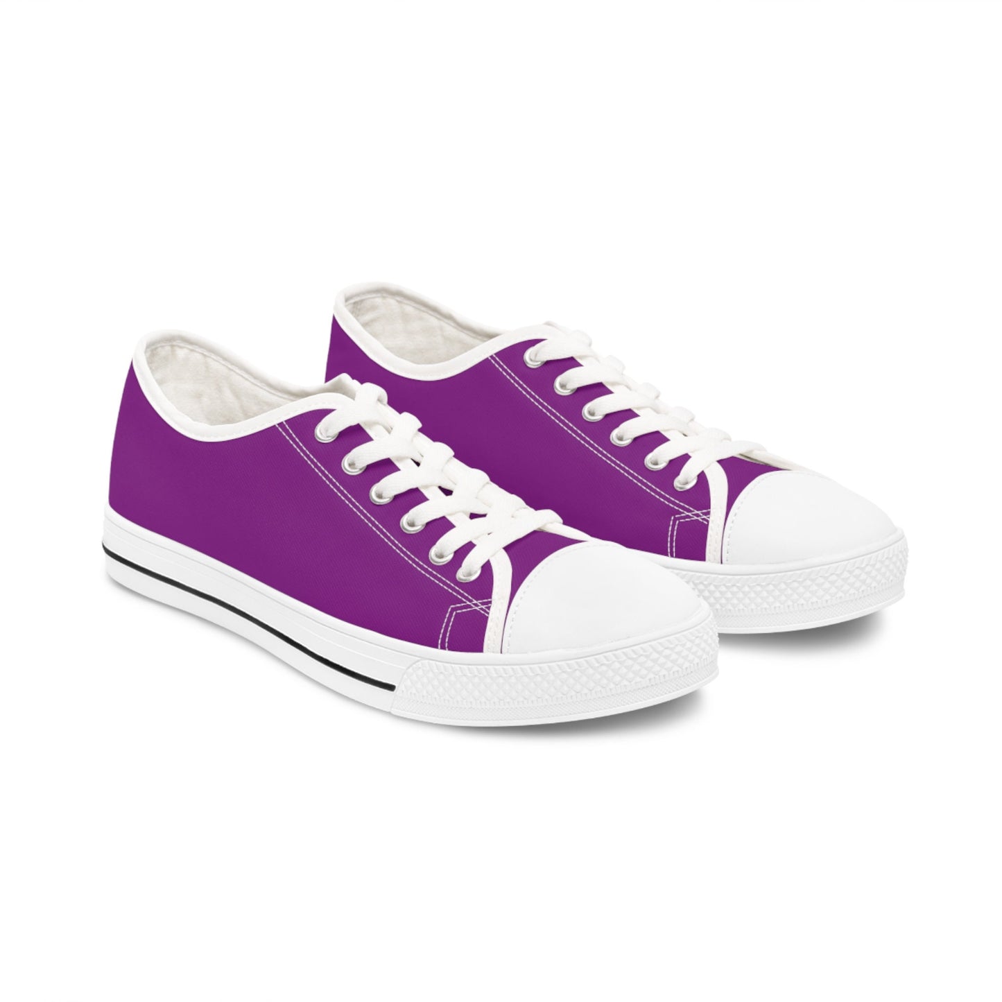Women's Low Top Purple Sneakers