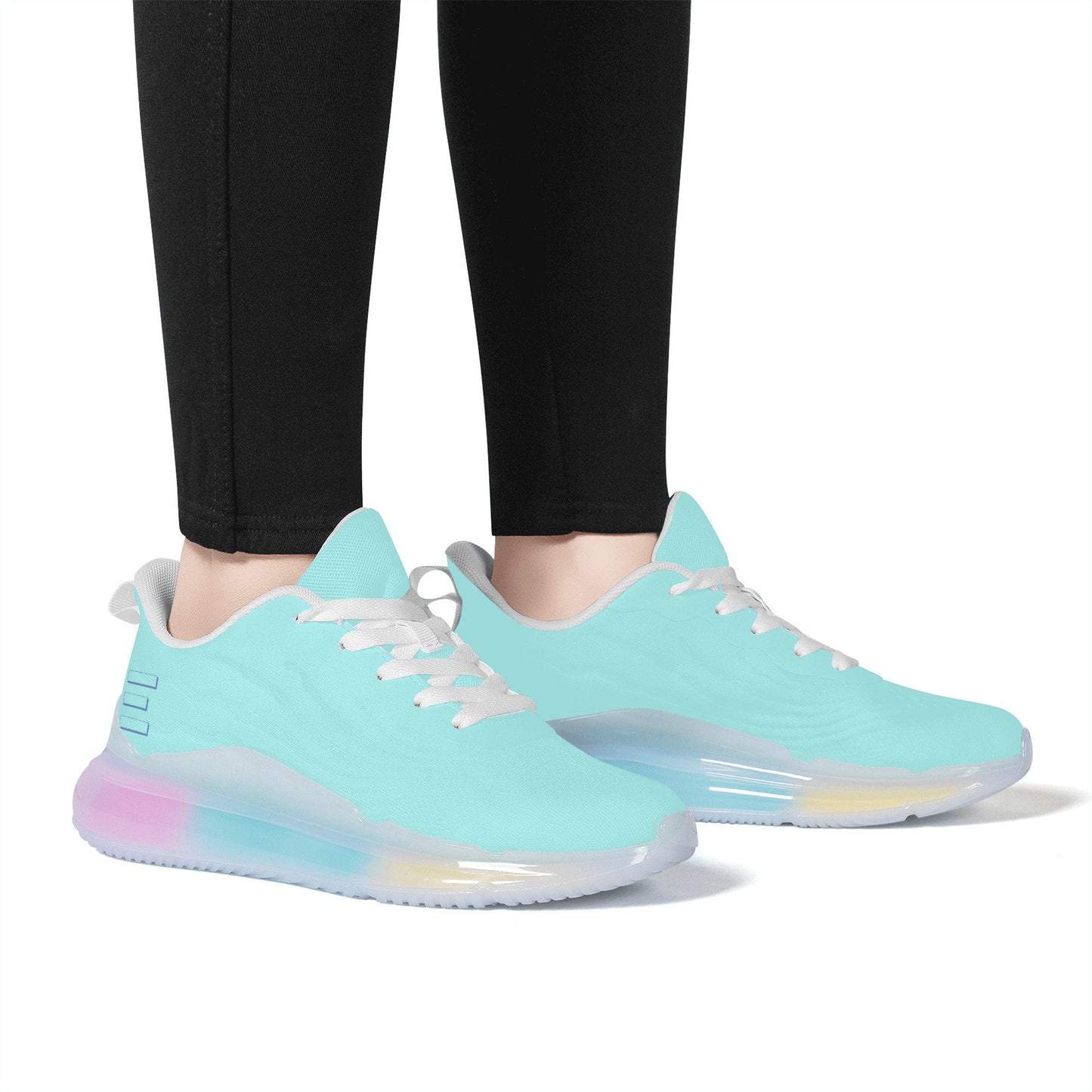 Women's Aqua Color Cushion Running Shoes