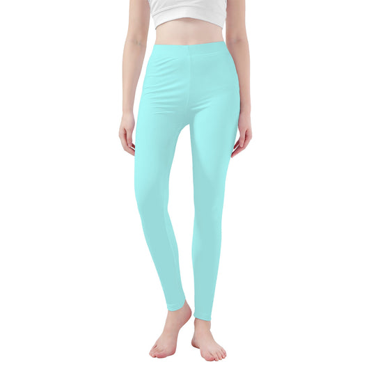 Aqua Color Yoga Leggings