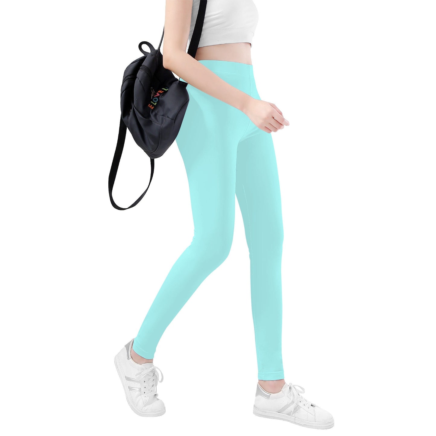 Aqua Color Yoga Leggings