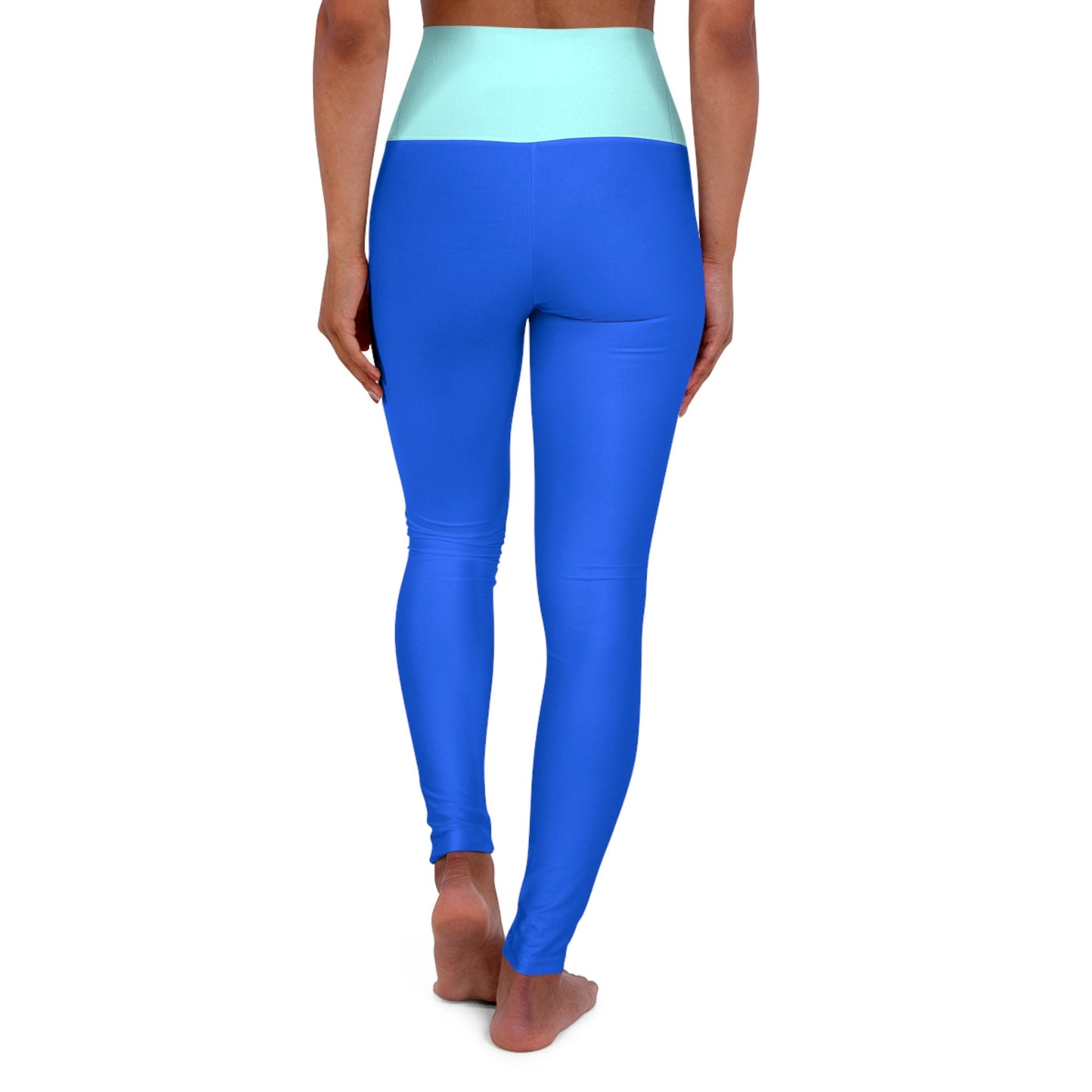 Blue Skinny Fit Leggings