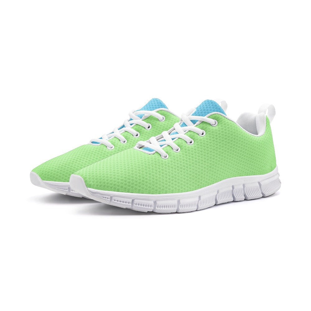 Bright Green Sneakers Unisex Sizes Lightweight Sneakers
