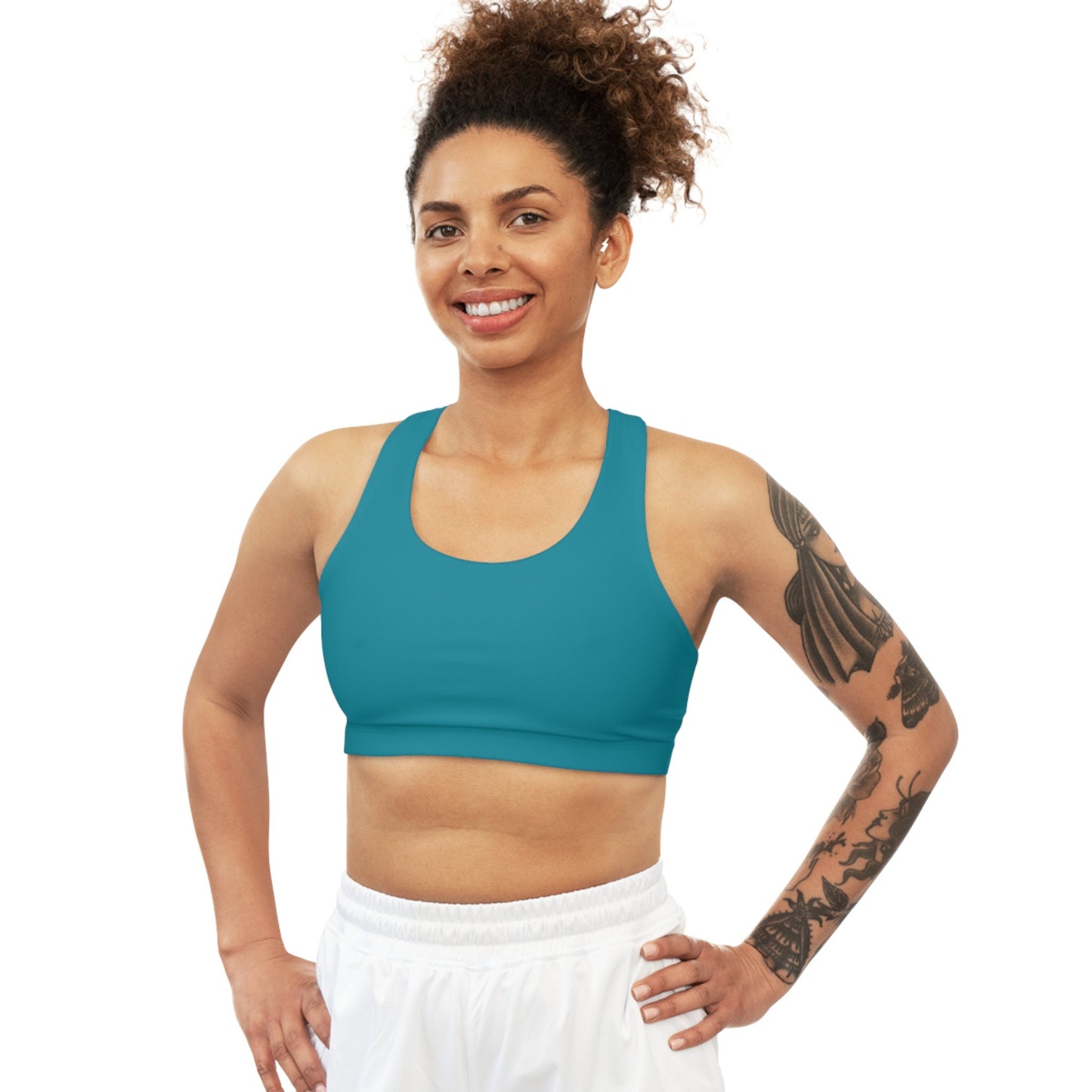 Blue Sports Bras