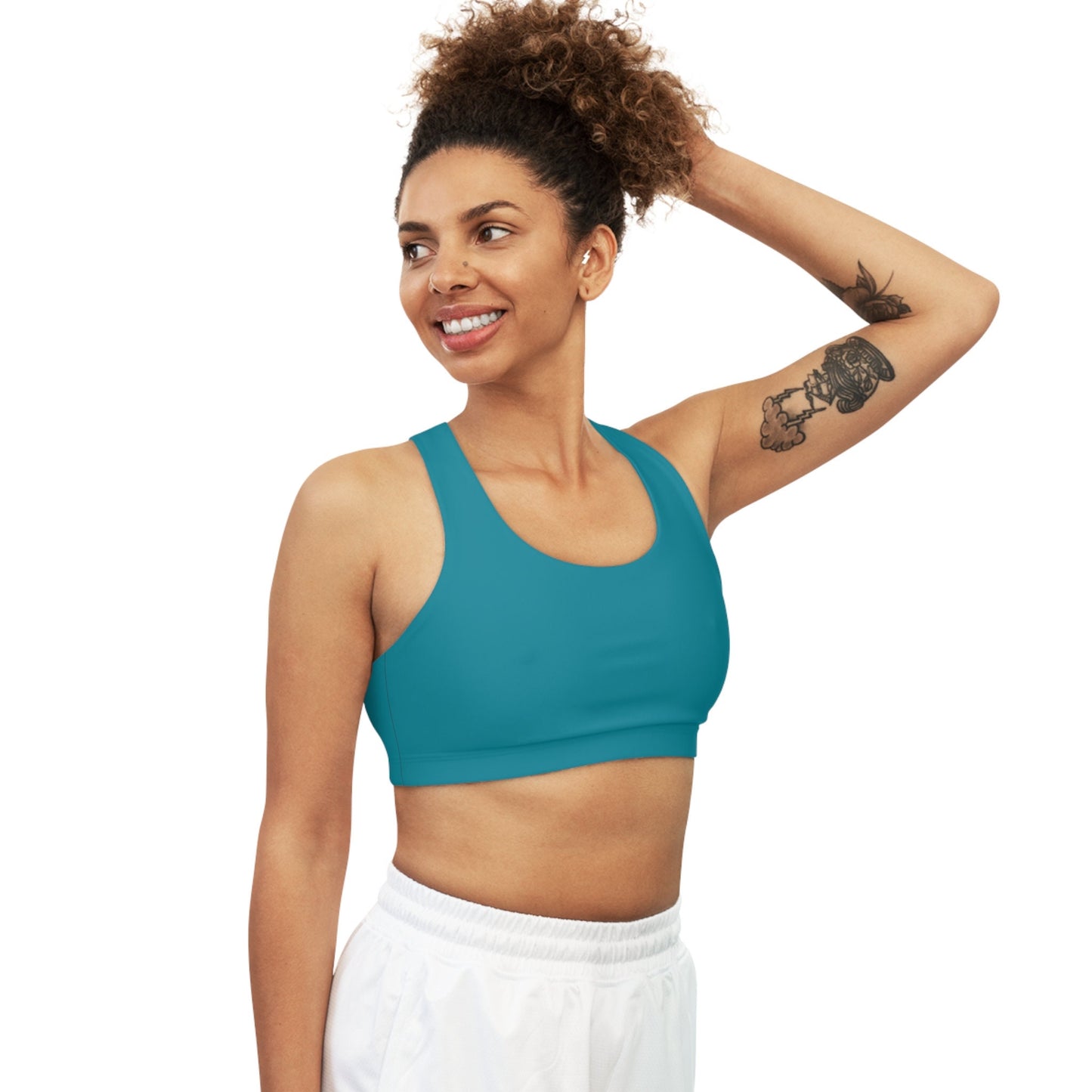 Blue Sports Bras