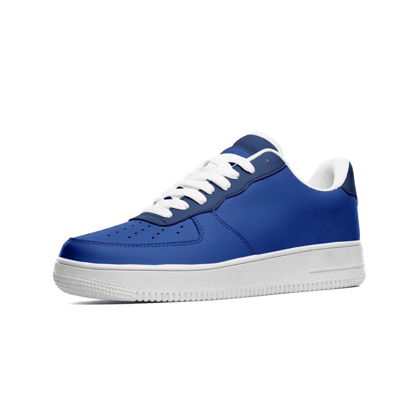 Blue Low Top Leather Sneakers Unisex Sizes
