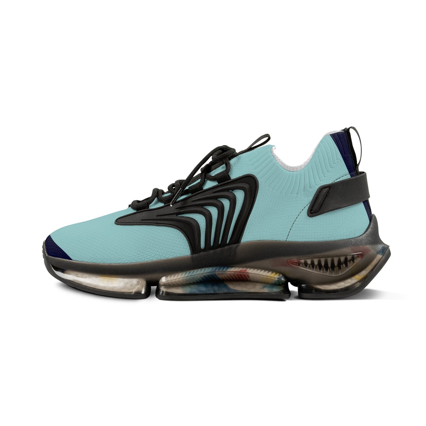 Men's Blue and Teal Sneakers