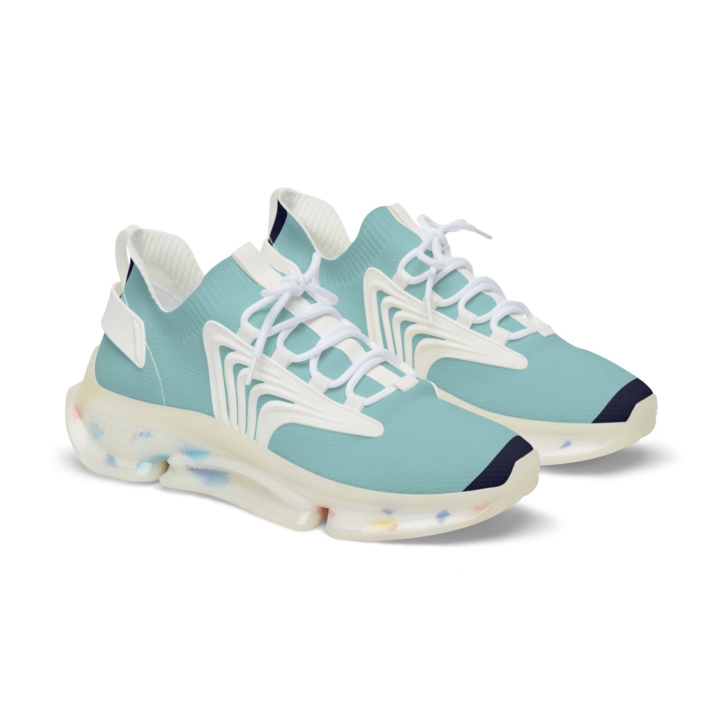 Men's Blue and Teal Sneakers