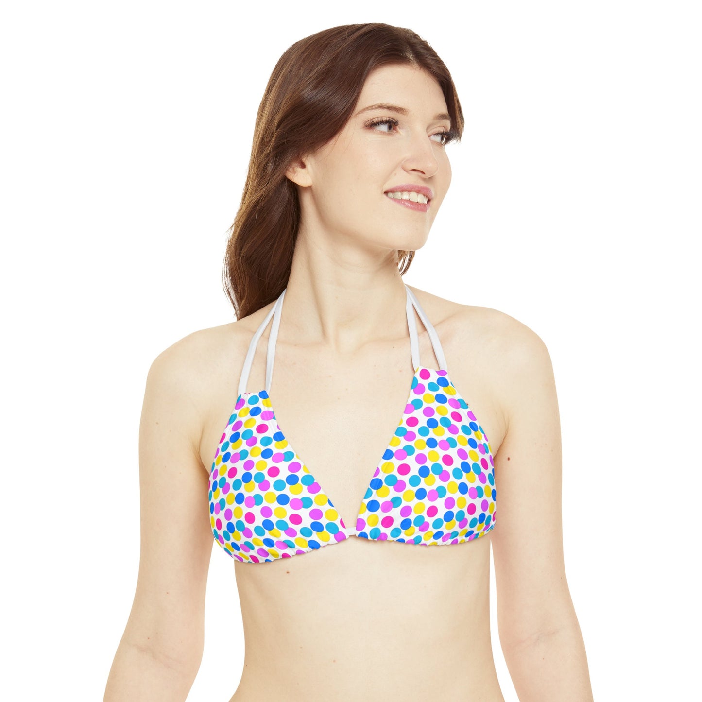 Colorful Strappy Bikini Set