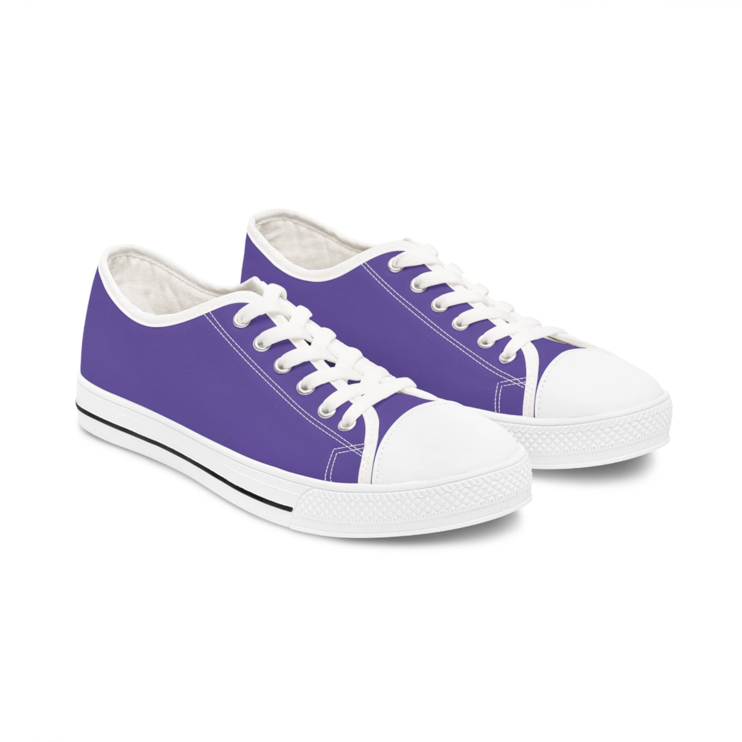 Purple Women's Sneakers Ladies Purple Low Tops