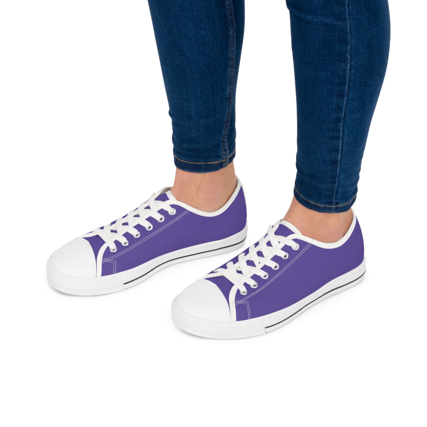 Purple Women's Sneakers Ladies Purple Low Tops