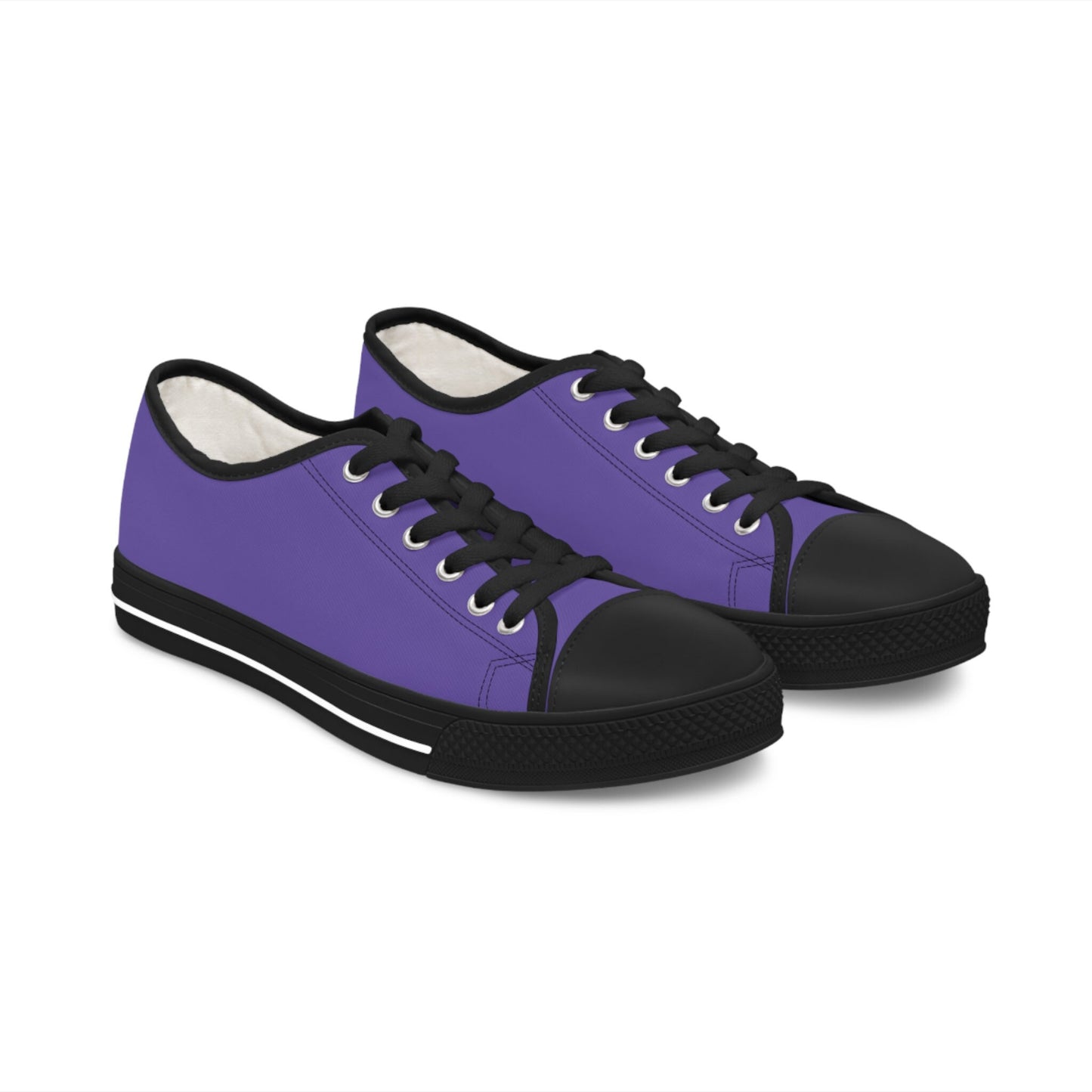 Purple Women's Sneakers Ladies Purple Low Tops
