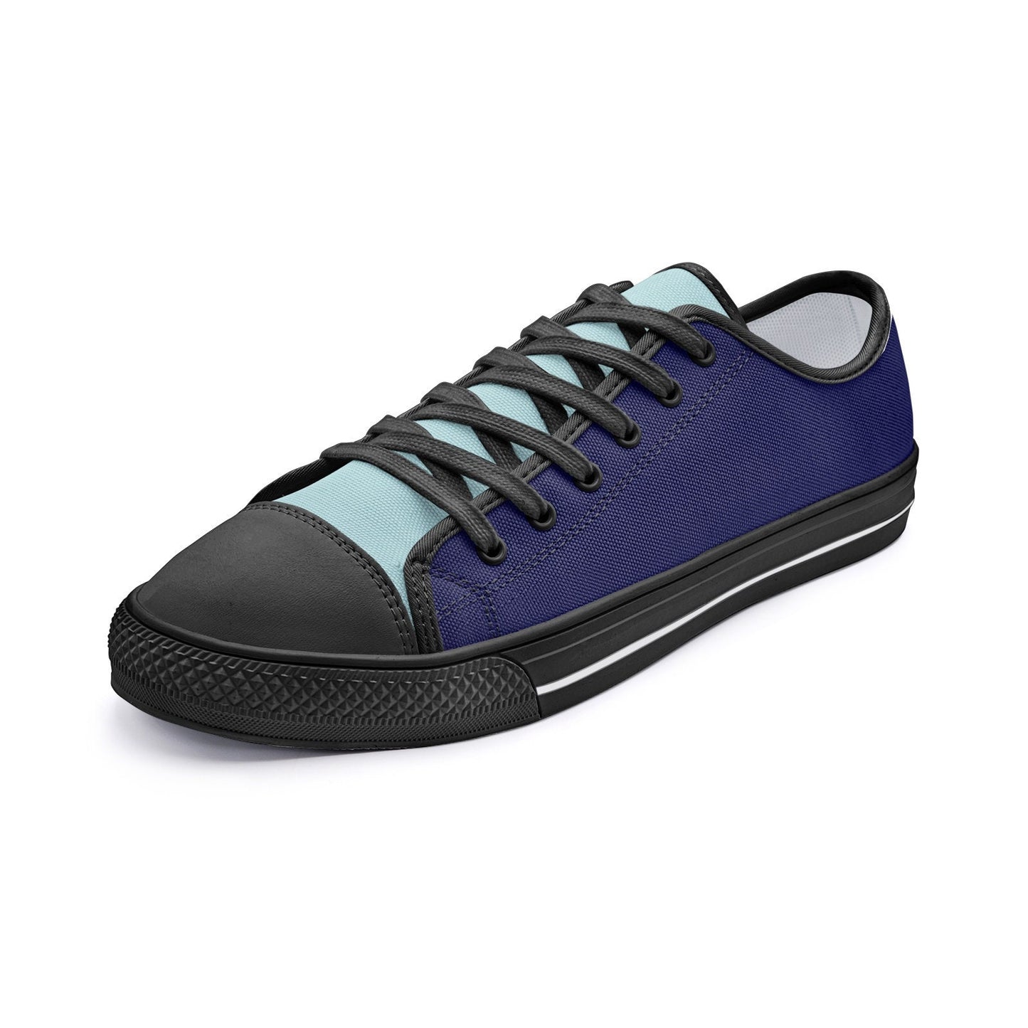 Blue And Teal Low Tops Unisex Sizes