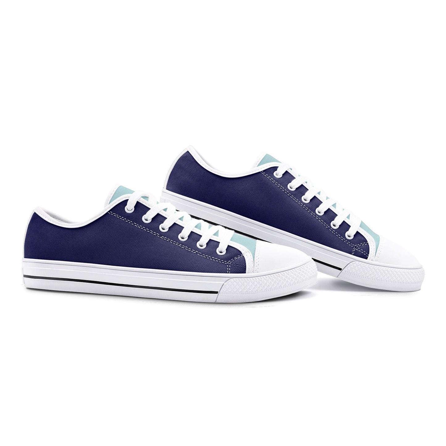 Blue And Teal Low Tops Unisex Sizes