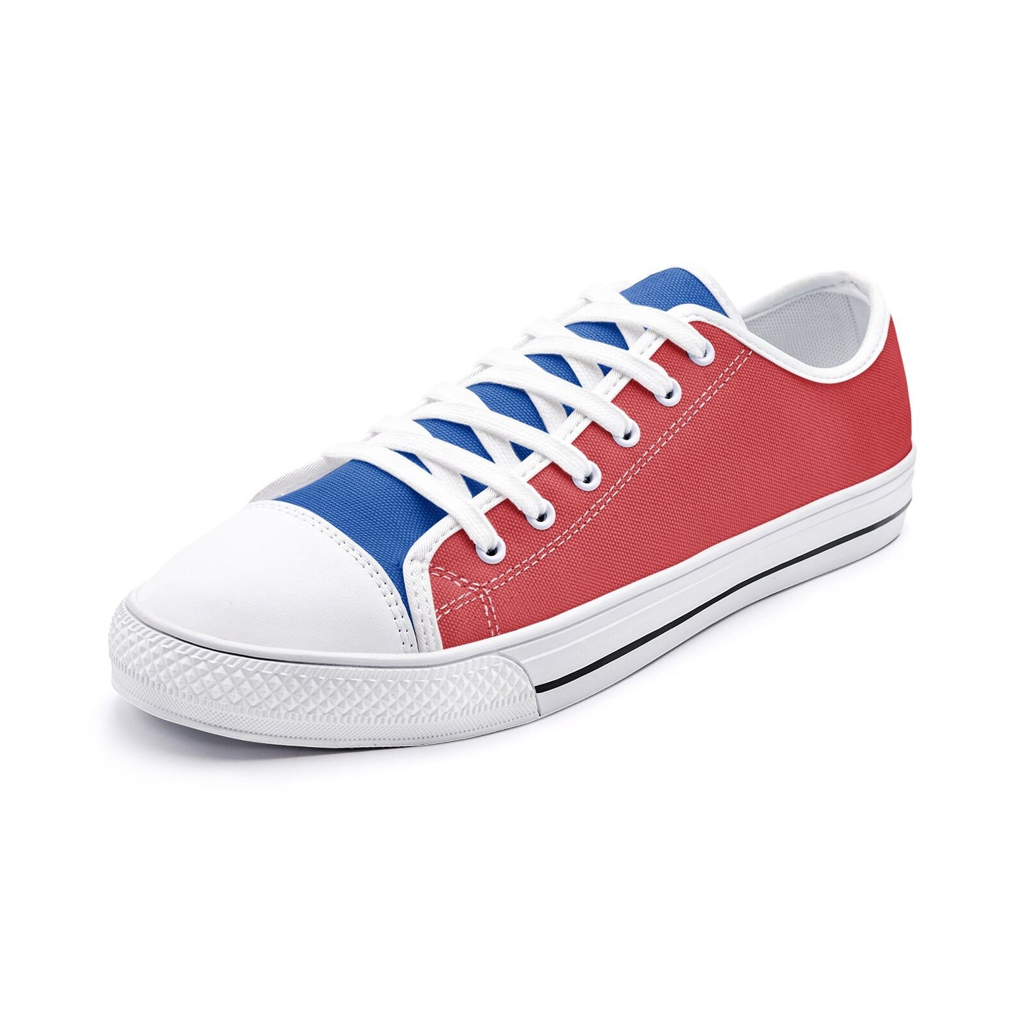 Unisex Red Low Top Shoes