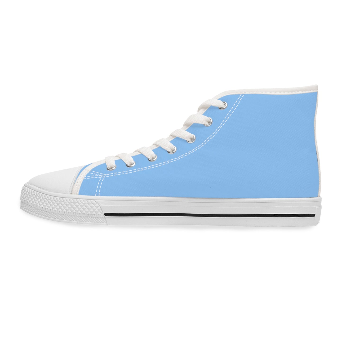 Women's Light Blue High Top Sneakers