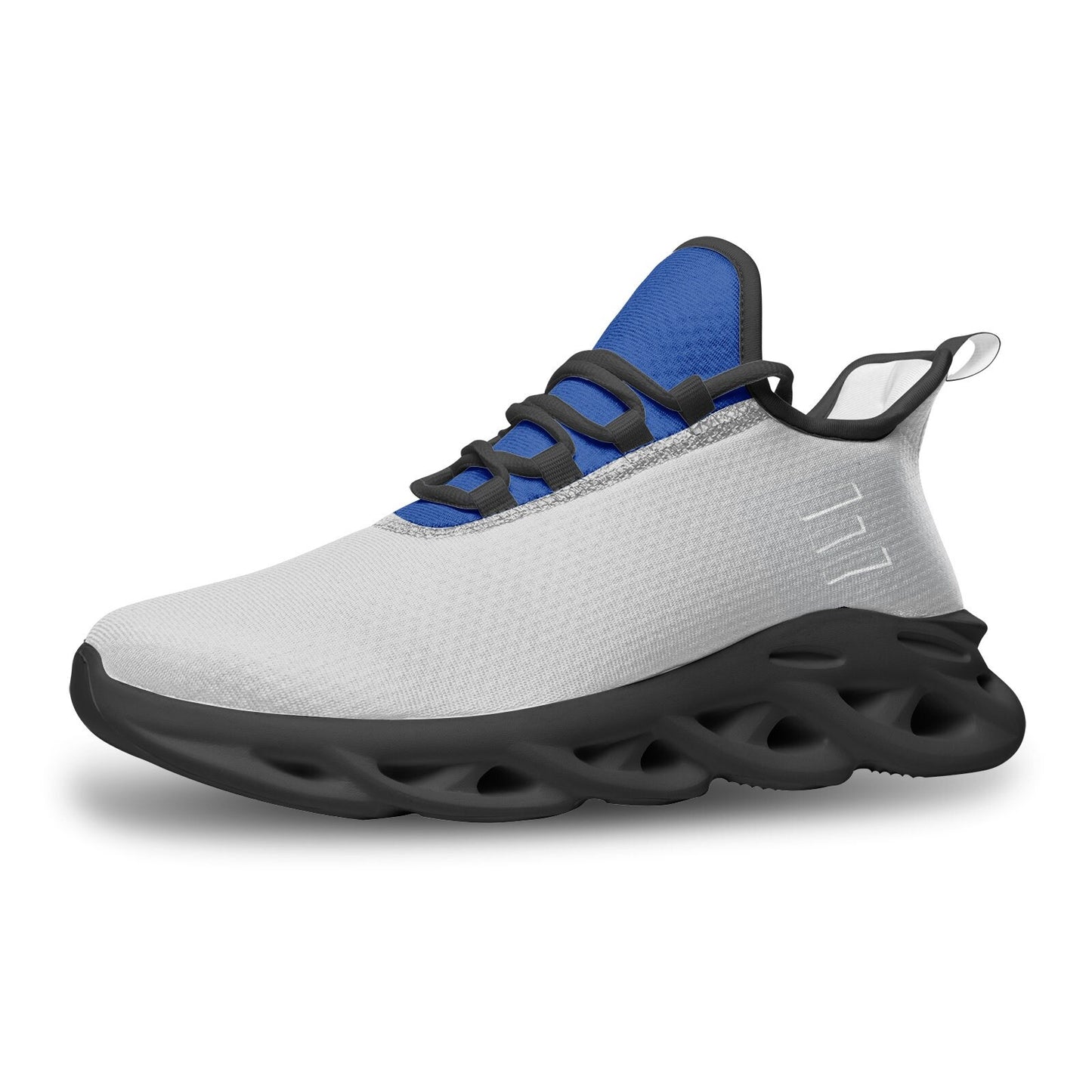 Silver And Blue Sneakers Unisex Sizes