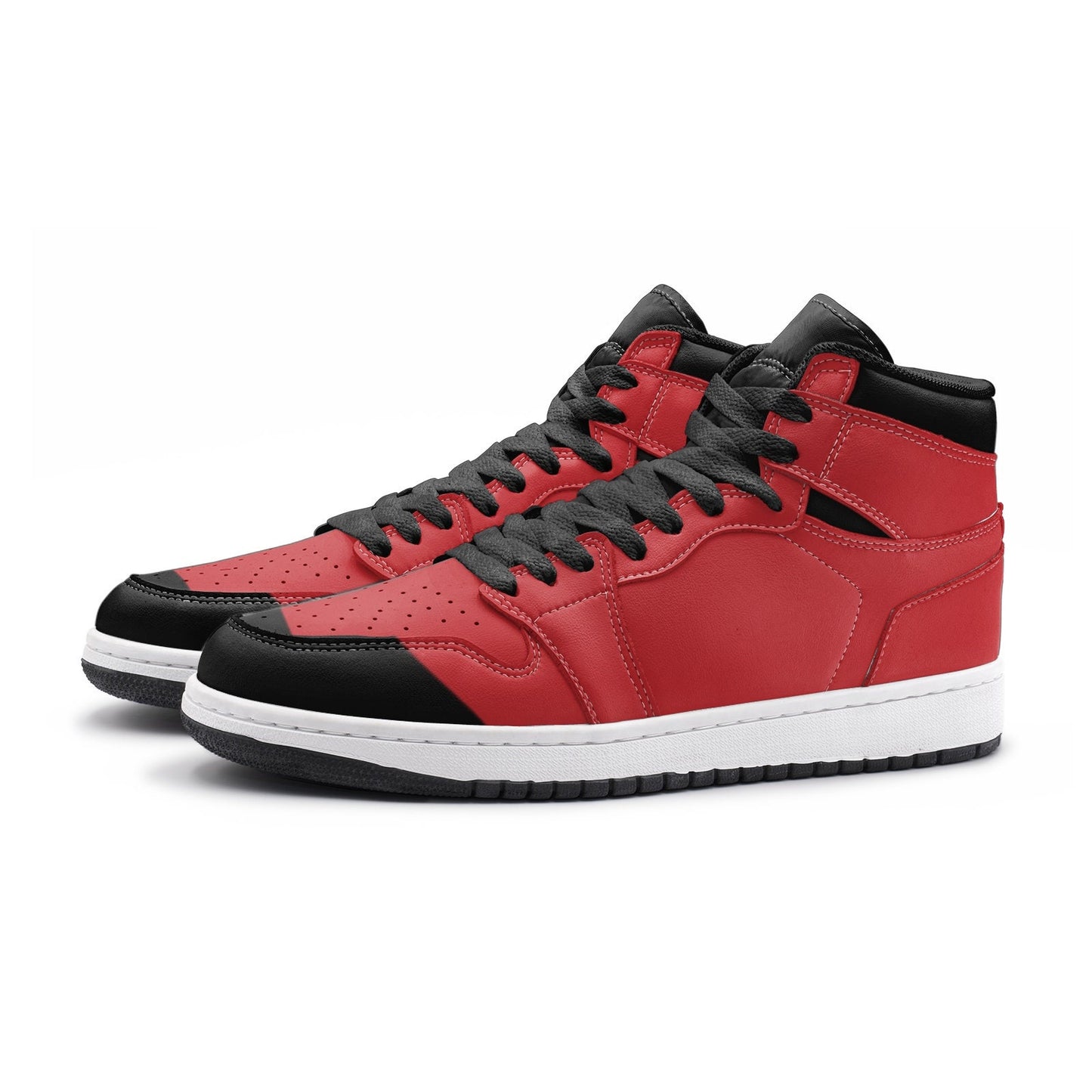 Red High Top Sneakers Unisex Sizes