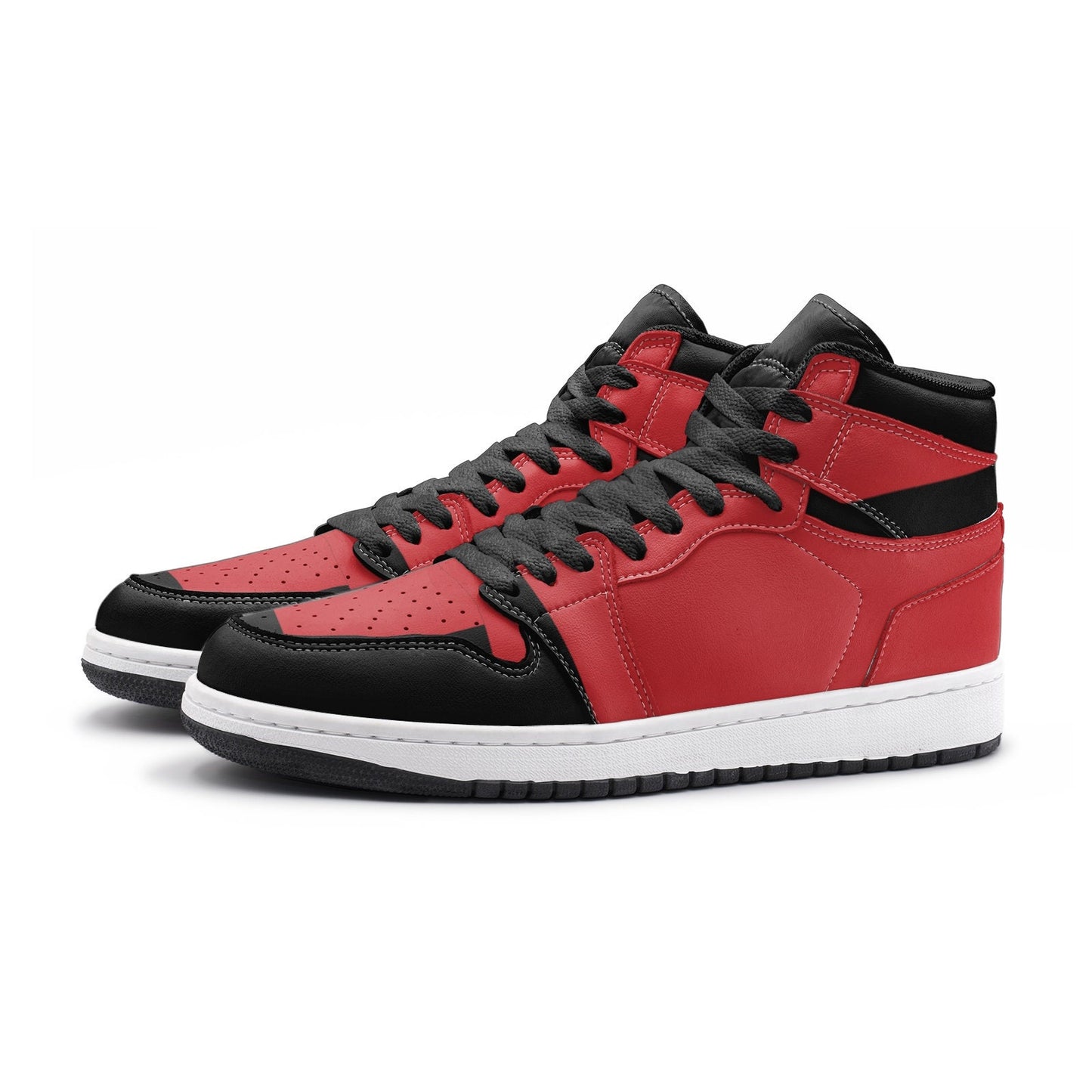 Red Hight Top Sneakers Unisex Sizes