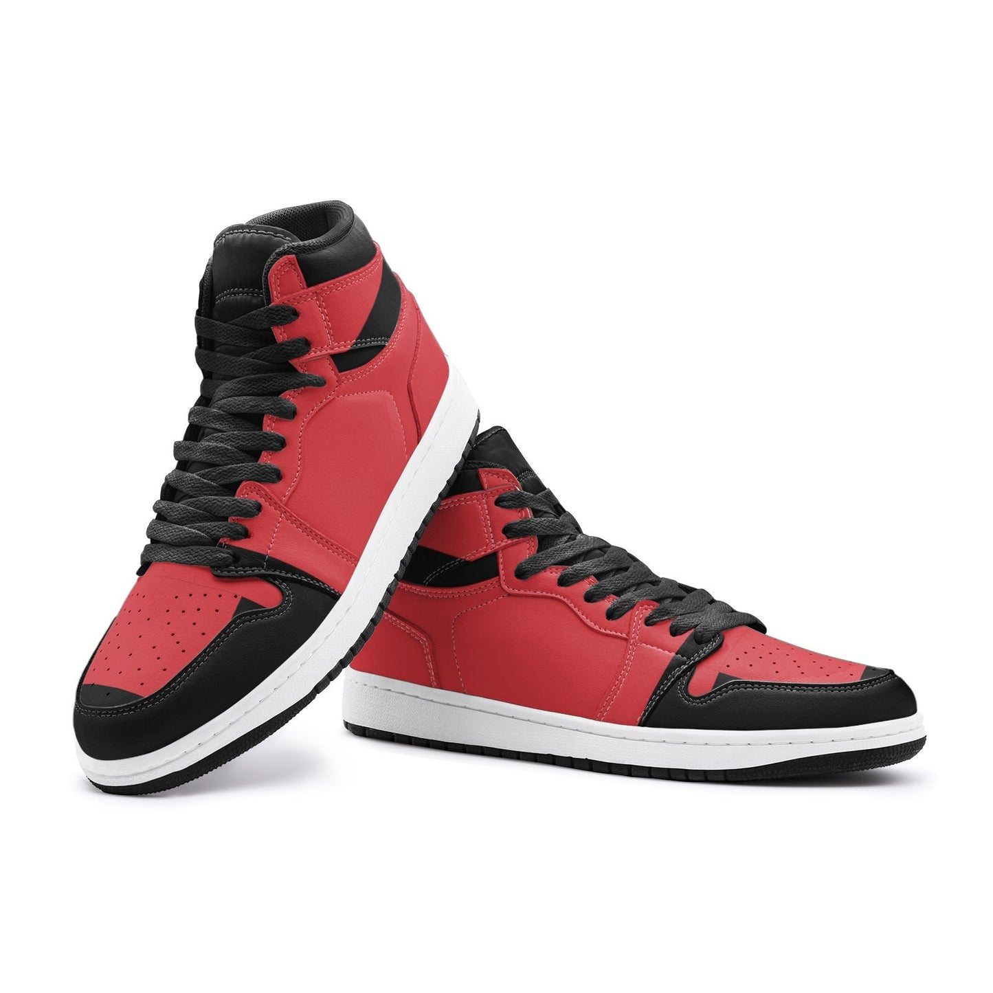 Red Hight Top Sneakers Unisex Sizes