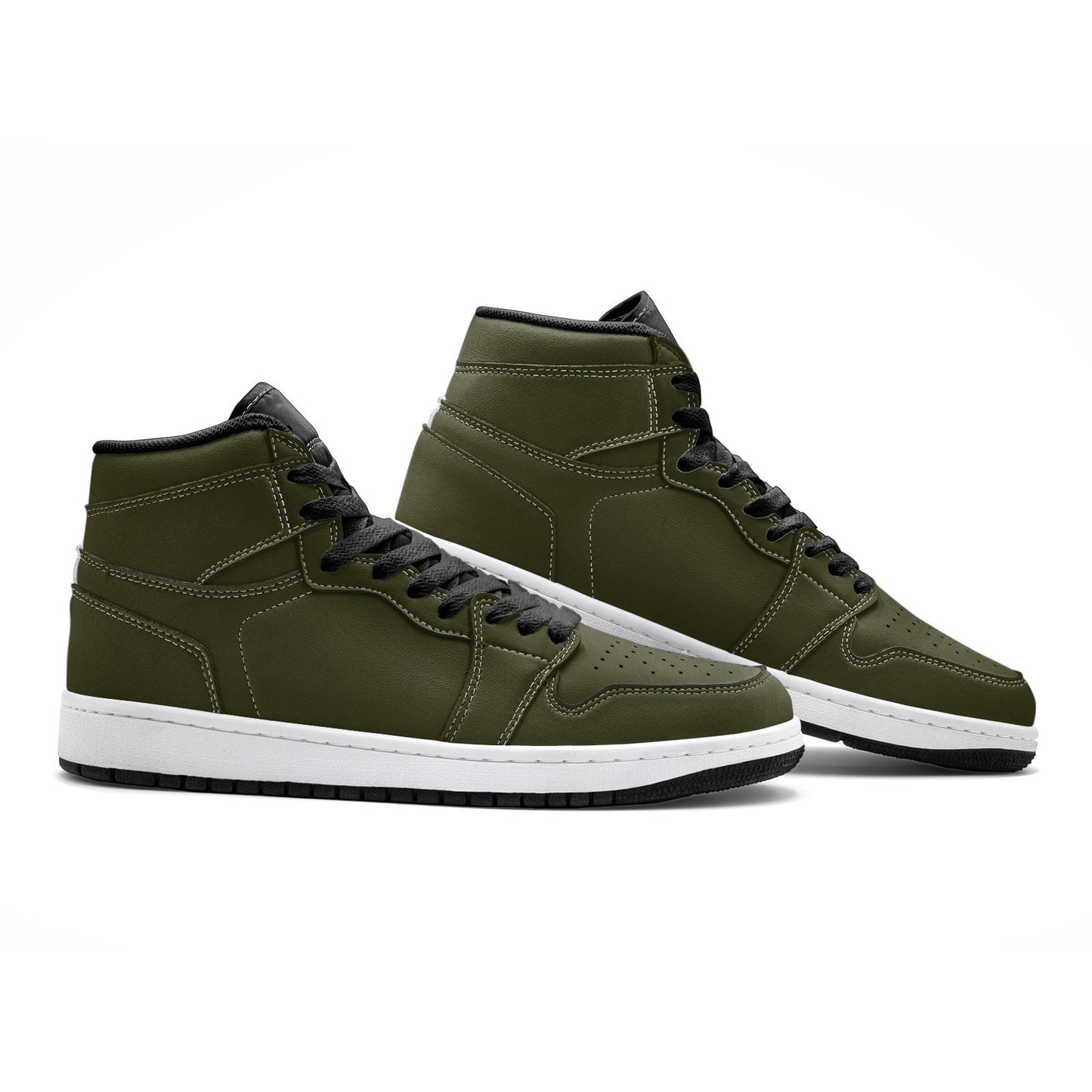 Dark Green High Tops Unisex Sizes