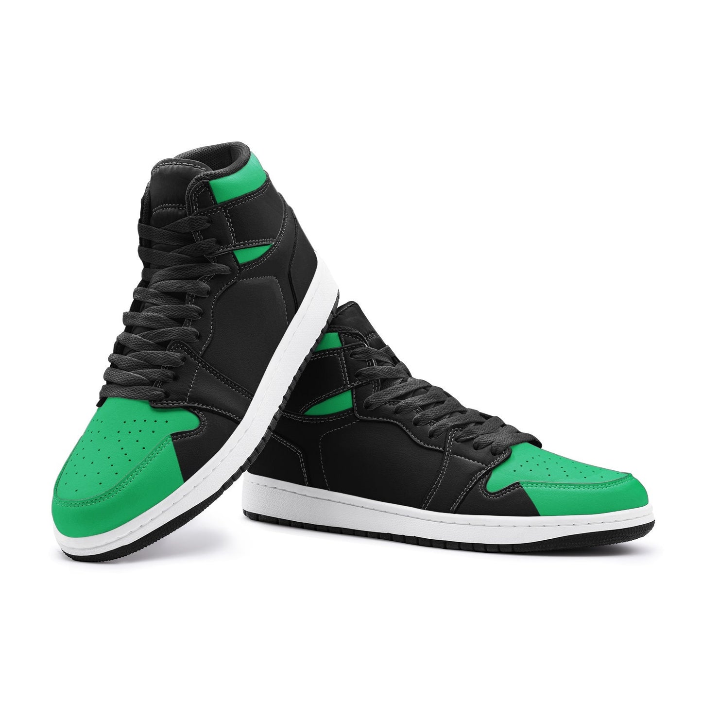 Black and Green High Tops Unisex Sizes