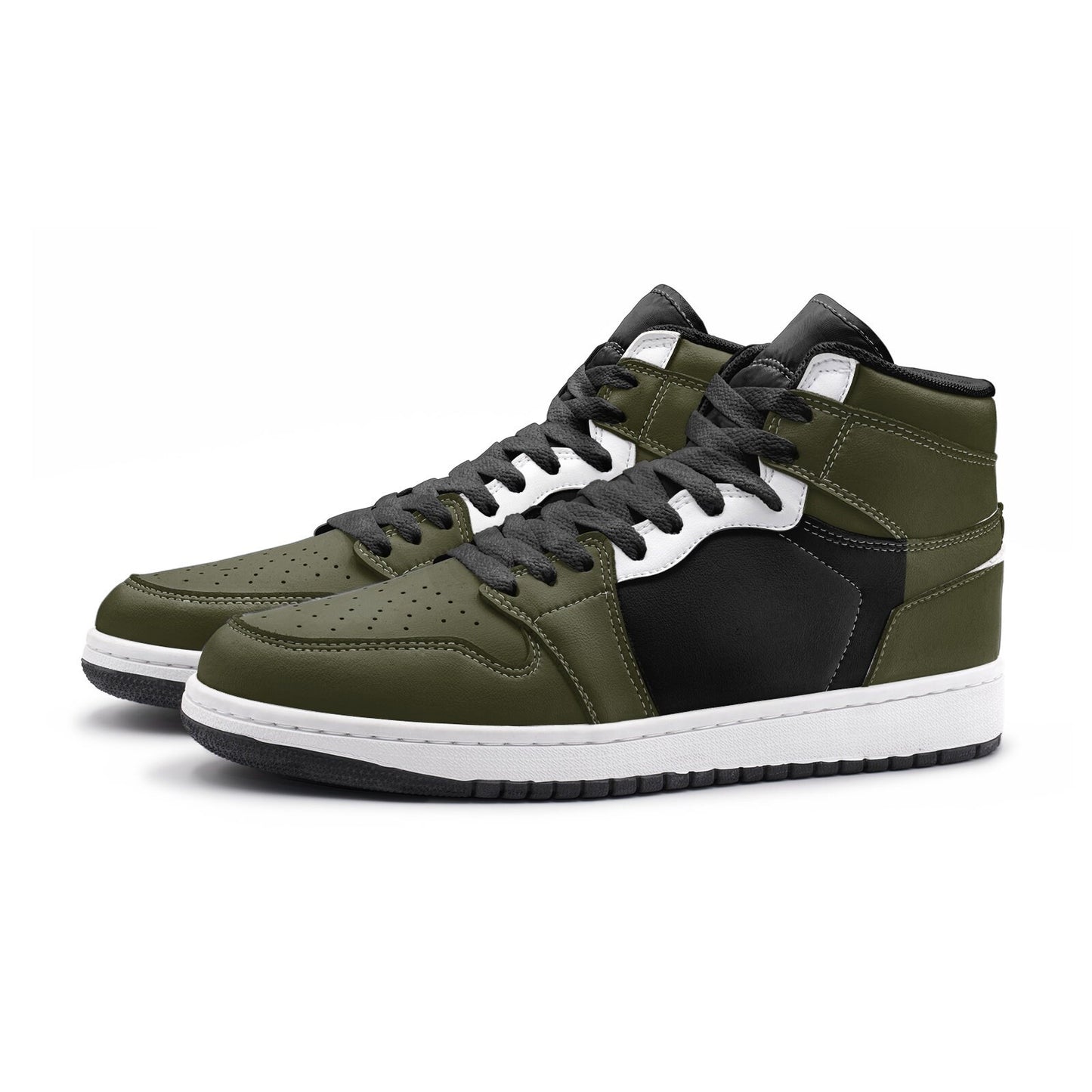 Black and Green High Tops Unisex Sizes