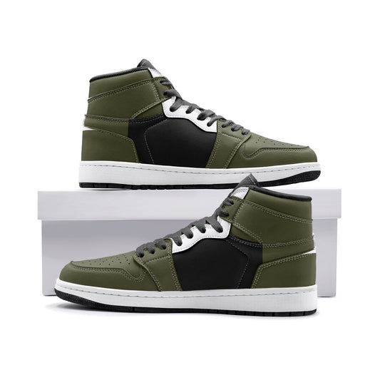 Black and Green High Tops Unisex Sizes