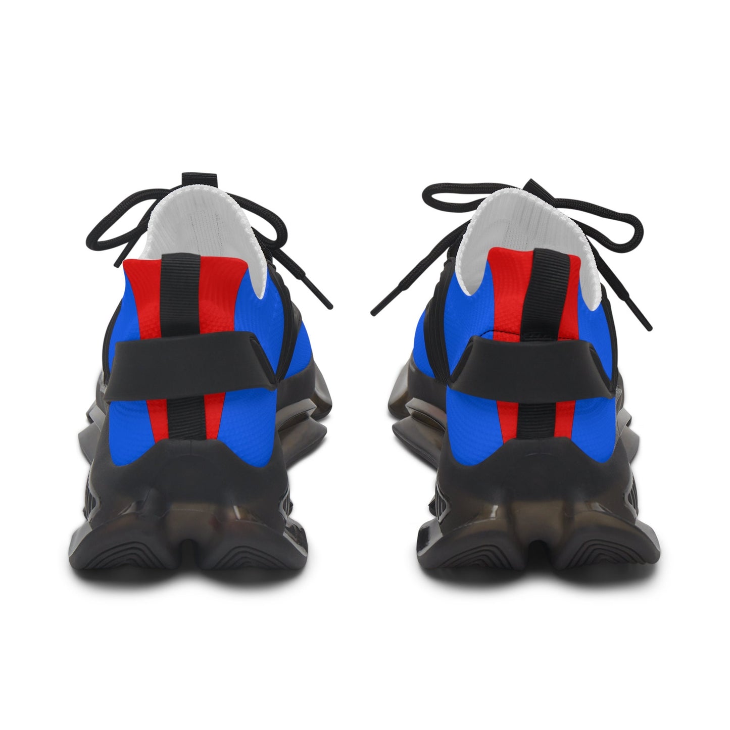 Women's Blue and Red Sneakers
