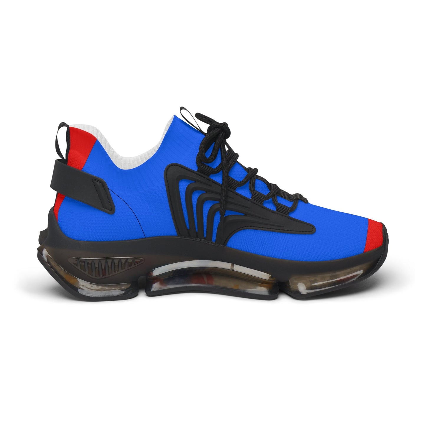 Women's Blue and Red Sneakers