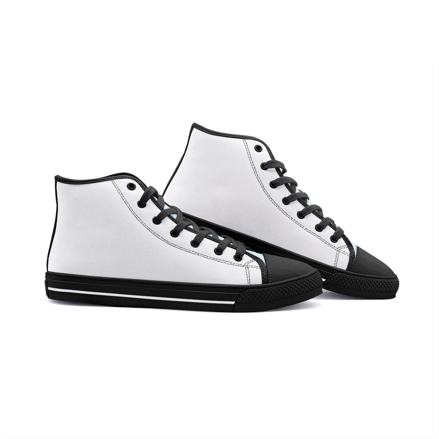 White High Top Canvas Shoes Unisex Sizes