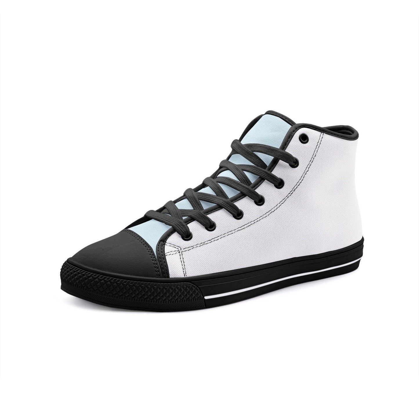 White High Top Canvas Shoes Unisex Sizes