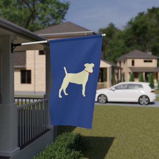 Yellow Lab House Flags