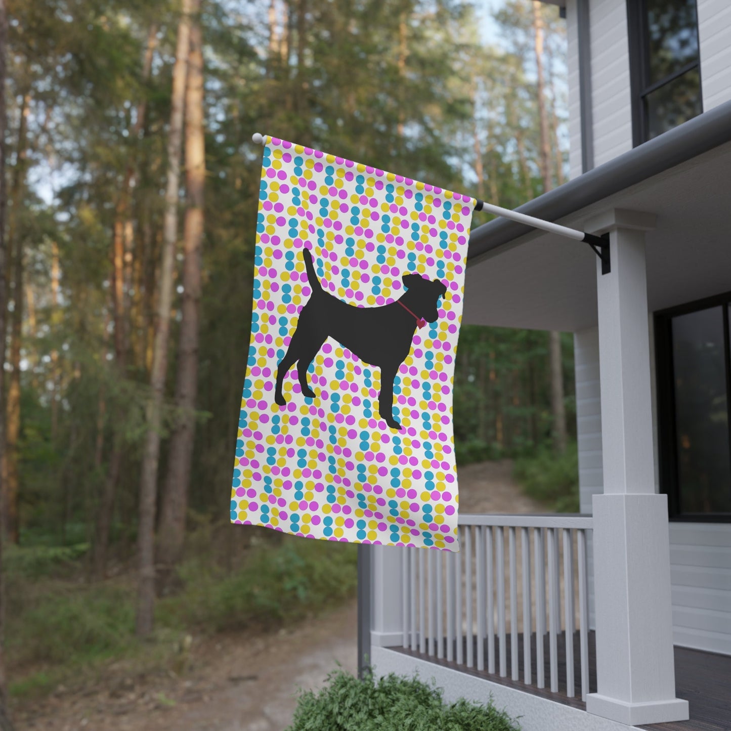 Black Dog House Flags