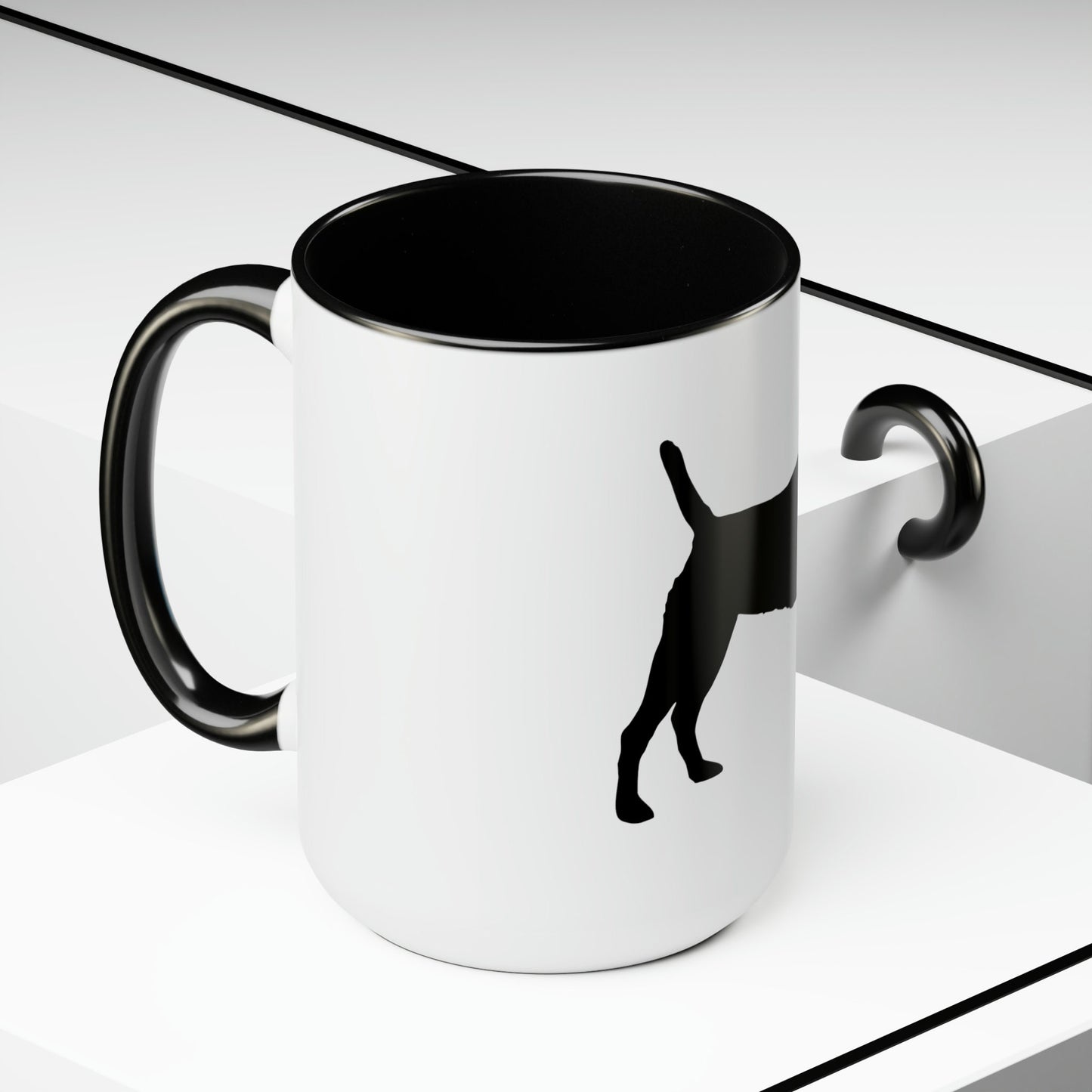 Black Dog Coffee Mugs, 15oz