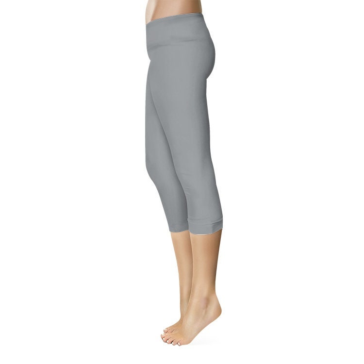 Gray Capri Leggings