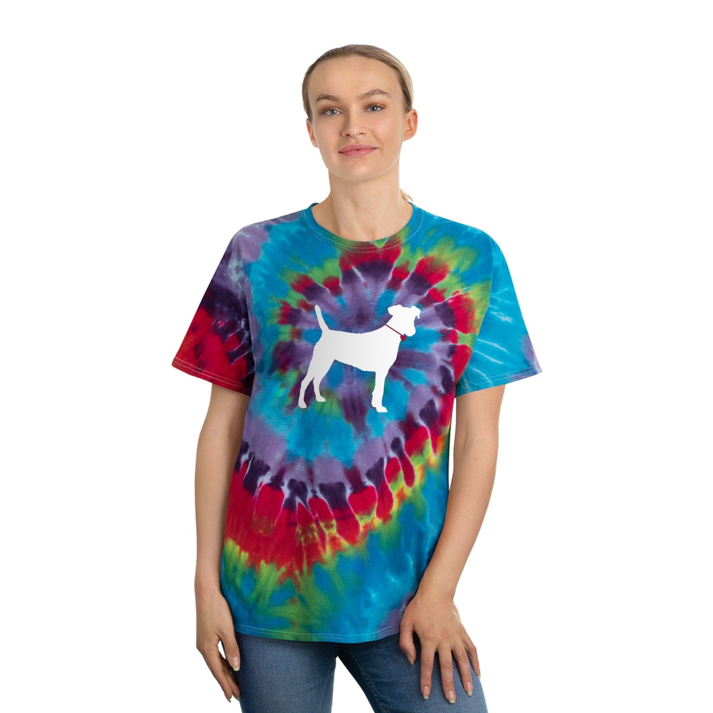 Tie-Dye Tee, Spiral Dog Design Tees